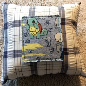 Handmade tooth fairy pillow Squirtle Pokémon character turtle boy girl